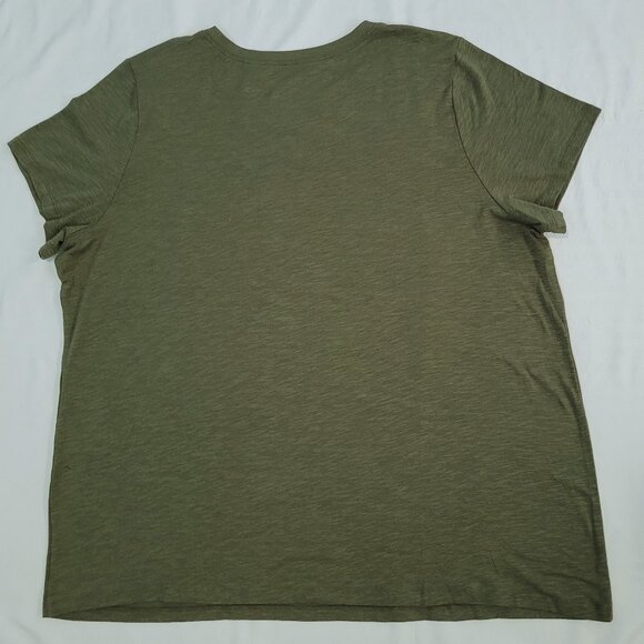 Torrid Desert Dweller Dusty Olive Plus Size Vintage Tee - Picture 4 of 5